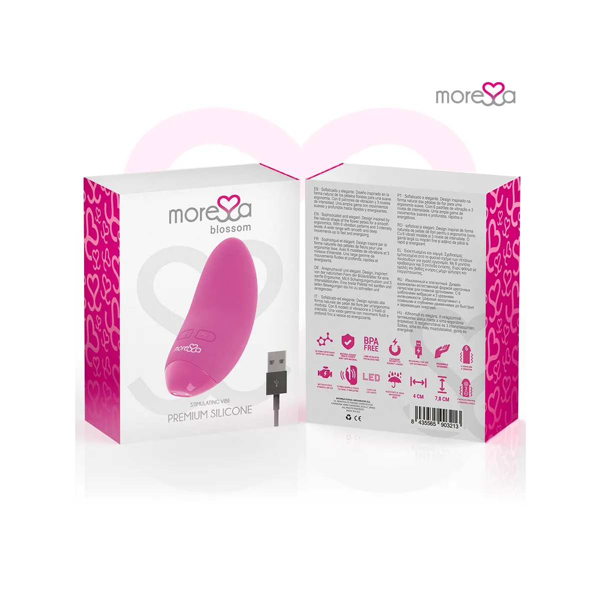 Blossom Rosa Vibrator von Moressa | Fesselliebe.de