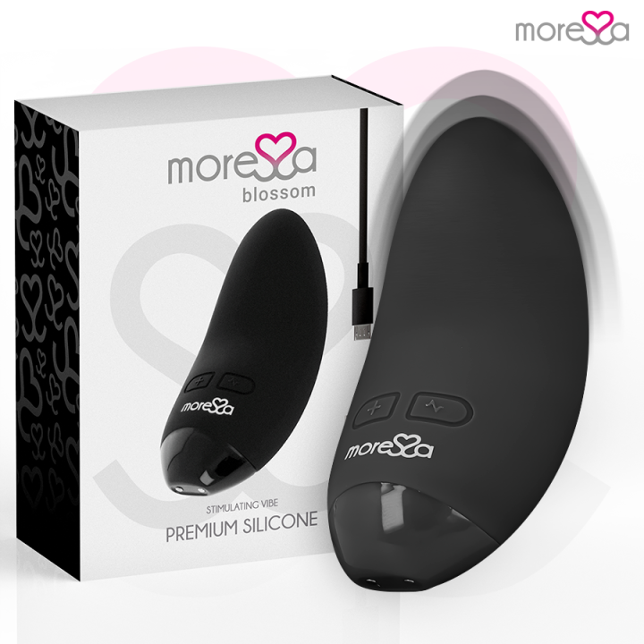 Blossom Schwarzer Vibrator von Moressa | Fesselliebe.de