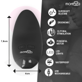 Blossom Schwarzer Vibrator von Moressa | Fesselliebe.de