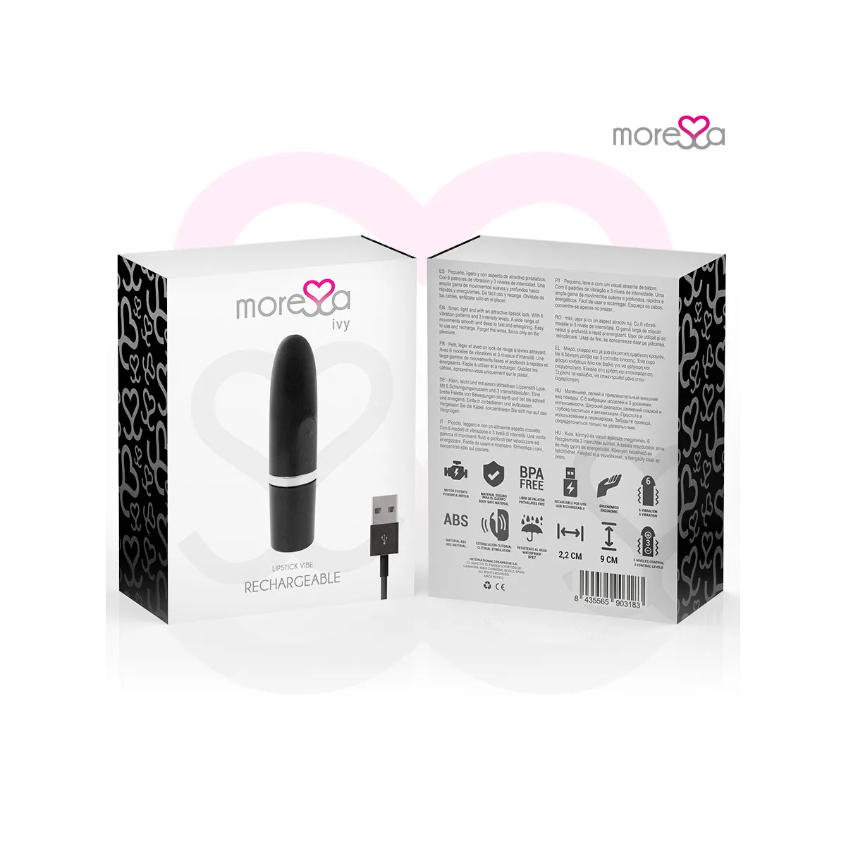 Ivy Vibrator Stimulator Reise Schwarz von Moressa | Fesselliebe.de