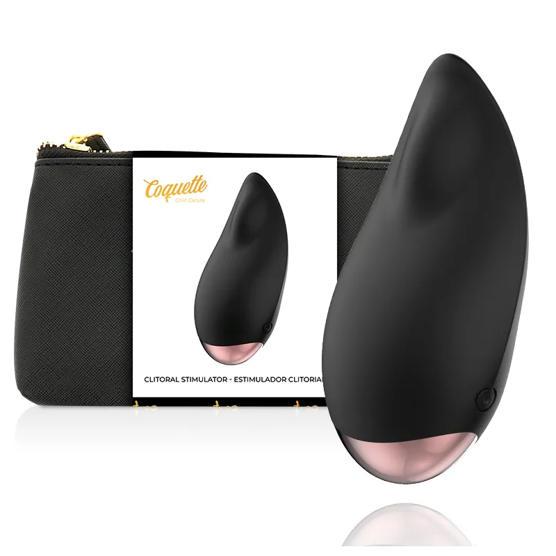 Klitorialstimulator Schwarz / Gold von Coquette Toys | Fesselliebe.de