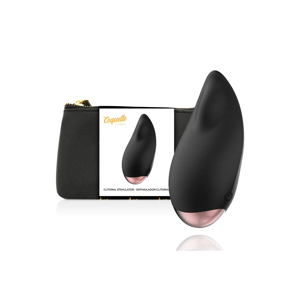 Klitorialstimulator Schwarz / Gold von Coquette Toys | Fesselliebe.de
