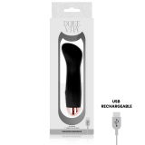Aufladbarer Vibrator eine Schwarze 7-Geschwindigkeit von Dolce Vita | Fesselliebe.de