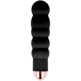 Aufladbarer Vibrator Sechs Schwarz 7 Geschwindigkeiten von Dolce Vita | Fesselliebe.de