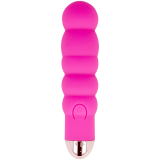 Aufladbarer Vibrator Sechs Rosa 7 Geschwindigkeiten von Dolce Vita | Fesselliebe.de