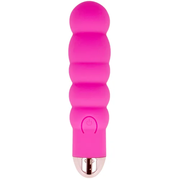 Aufladbarer Vibrator Sechs Rosa 7 Geschwindigkeiten von Dolce Vita | Fesselliebe.de