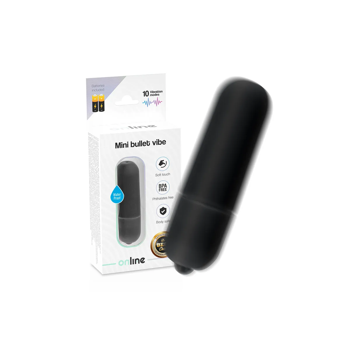 Schwarze Mini-Vibrationskugel von Online | Fesselliebe.de