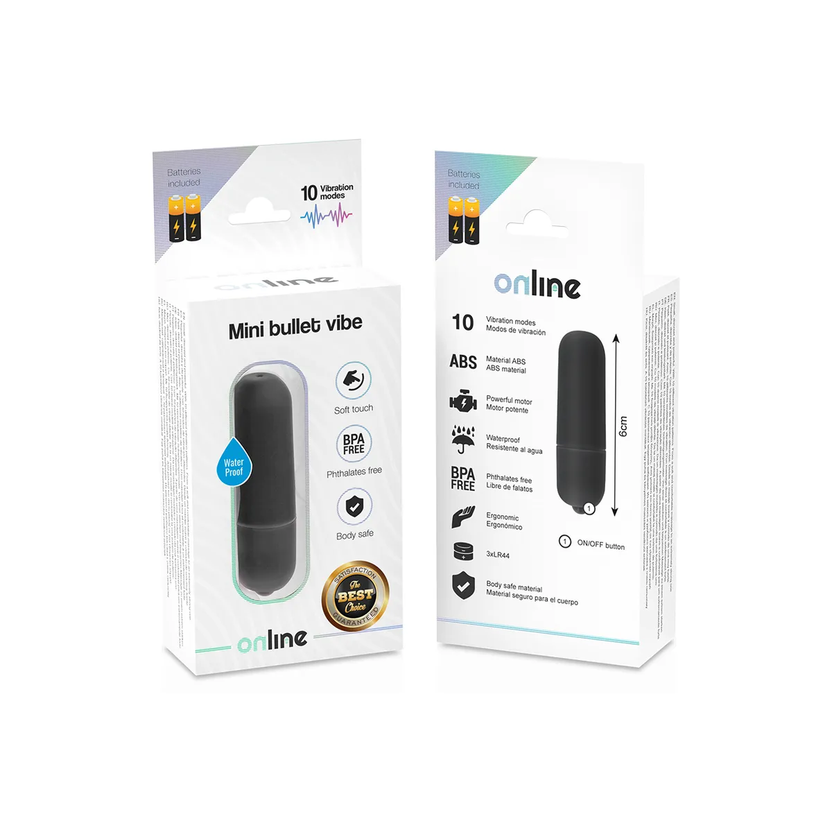 Schwarze Mini-Vibrationskugel von Online | Fesselliebe.de