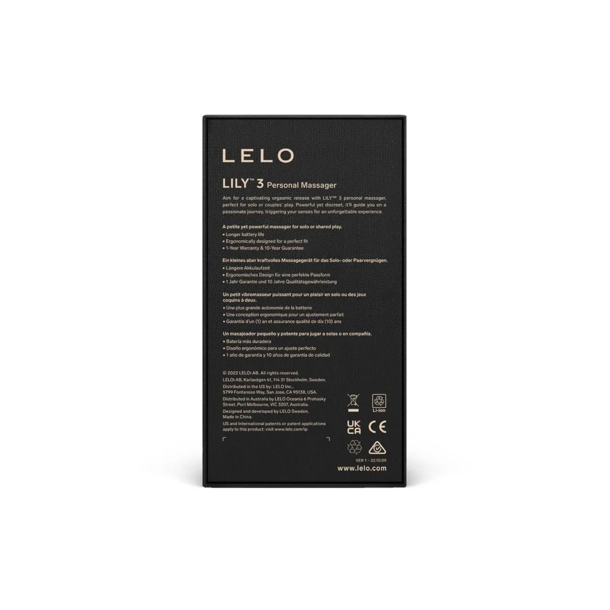 Lily 3 Persönliches Massager - Polargrün von Lelo | Fesselliebe.de