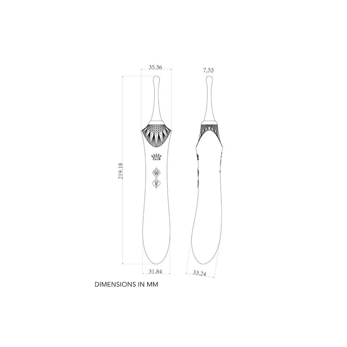 Bess 2 Clitoral Massager Purple von Zalo | Fesselliebe.de