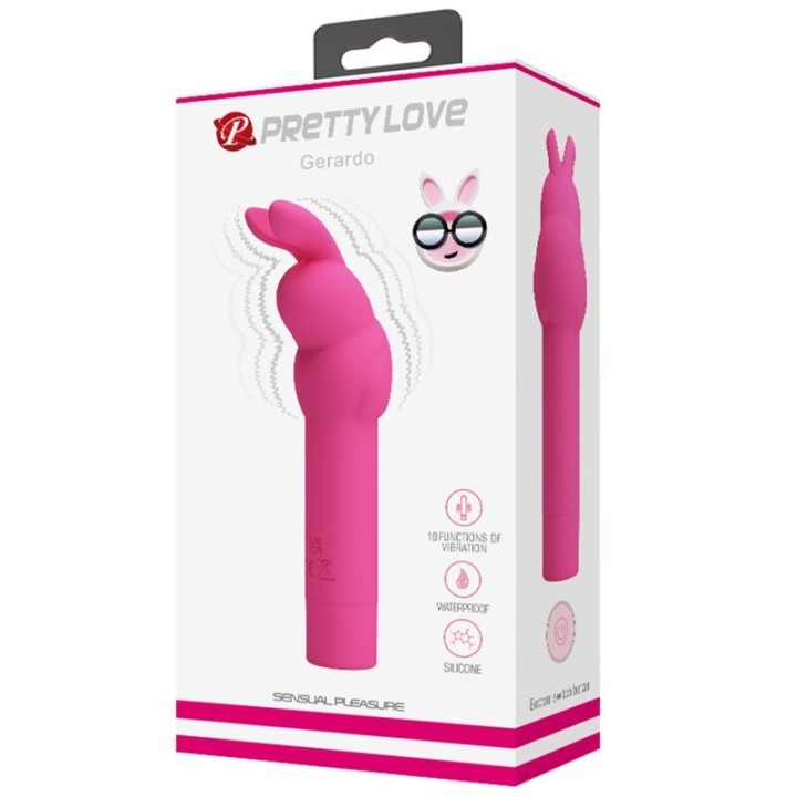 Gerardo Fuschia Rabbit-Silikonvibrator von Pretty Love | Fesselliebe.de