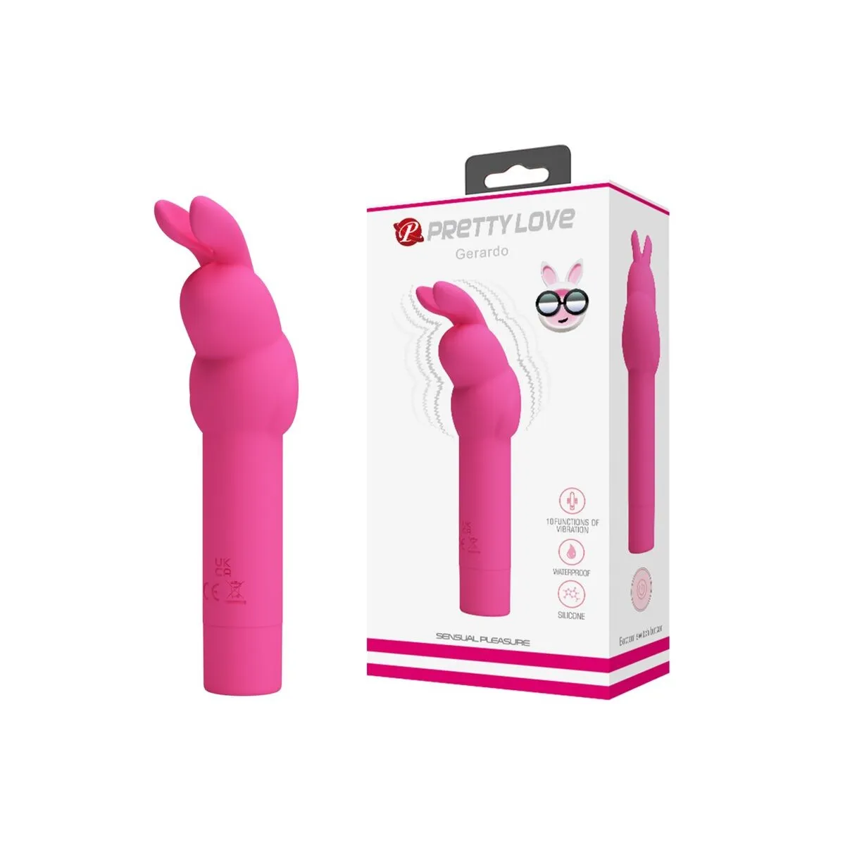 Gerardo Fuschia Rabbit-Silikonvibrator von Pretty Love | Fesselliebe.de