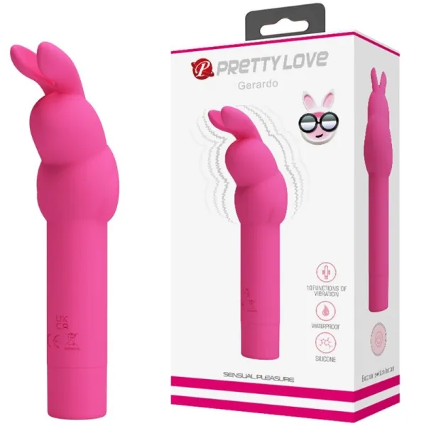 Gerardo Fuschia Rabbit-Silikonvibrator von Pretty Love | Fesselliebe.de