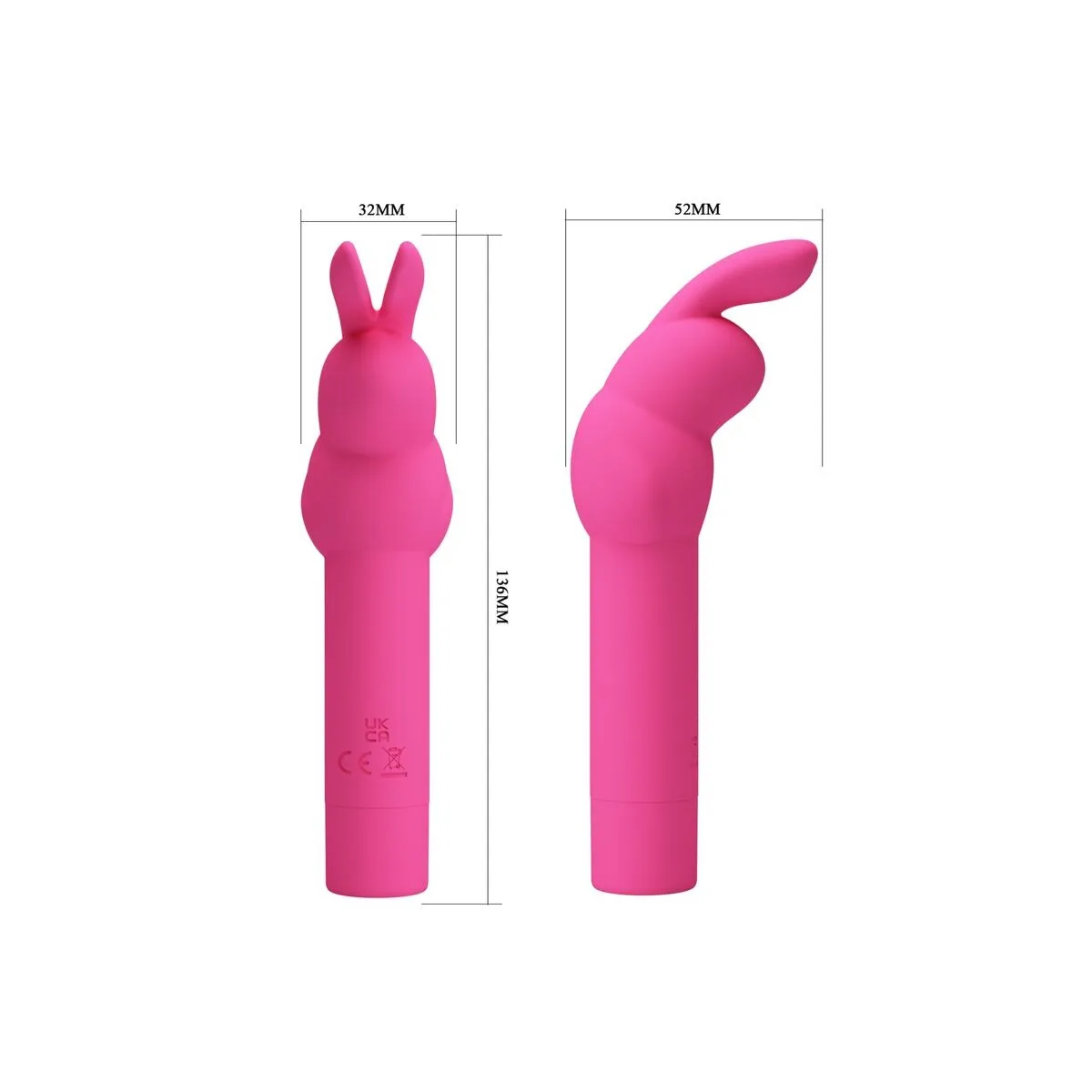 Gerardo Fuschia Rabbit-Silikonvibrator von Pretty Love | Fesselliebe.de