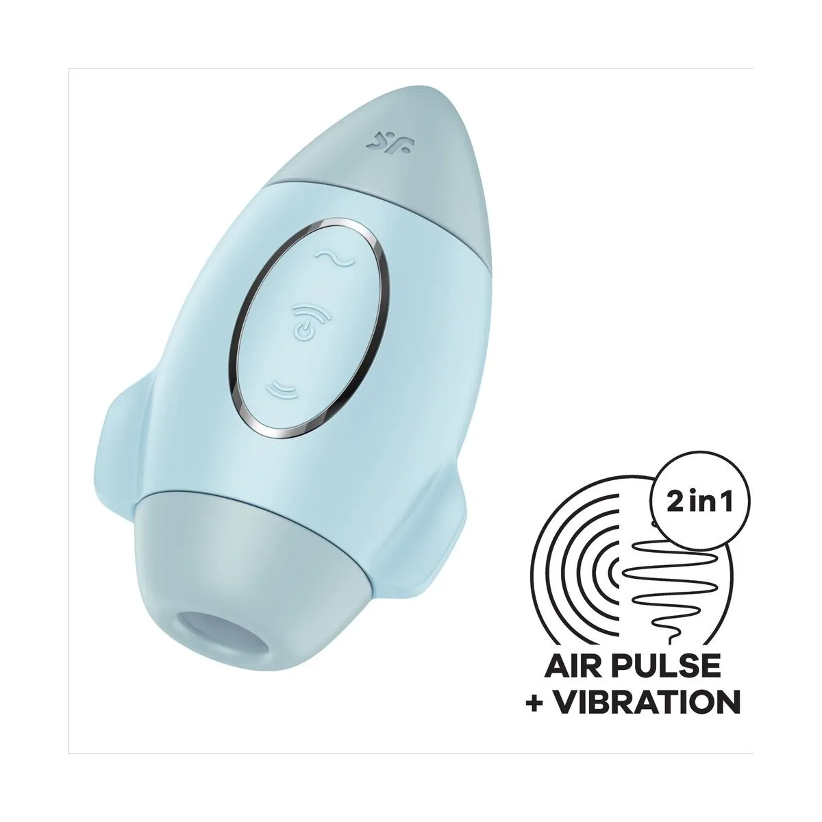 Mission Control Blauer Kleiner Doppelimpuls Vibrator von Satisfyer Vibrator | Fesselliebe.de