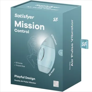 Mission Control Blauer Kleiner Doppelimpuls Vibrator von Satisfyer Vibrator