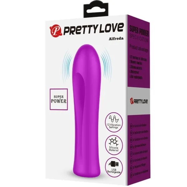 Alfreda Super Power Vibrator Violet von Pretty Love Flirtation | Fesselliebe.de