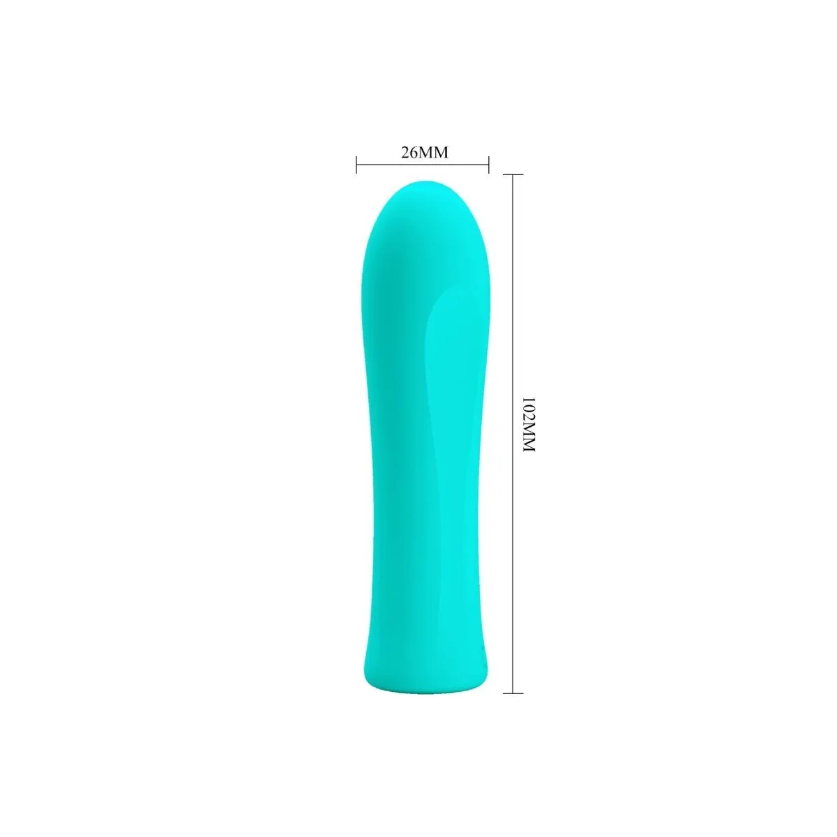 Alfreda Super Power Vibrator Wassergrün von Pretty Love Flirtation | Fesselliebe.de