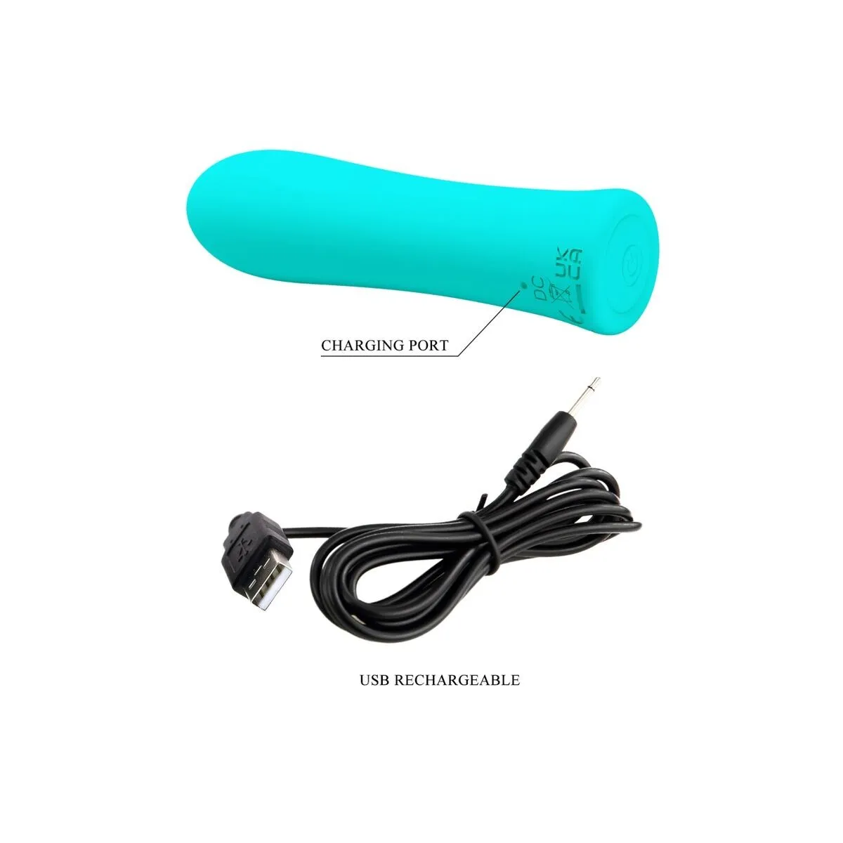 Alfreda Super Power Vibrator Wassergrün von Pretty Love Flirtation | Fesselliebe.de
