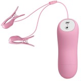 Romantische Wellenpinzette mit Vibration und Elektroschock von Baile | Fesselliebe.de