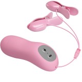 Romantische Wellenpinzette mit Vibration und Elektroschock von Baile | Fesselliebe.de