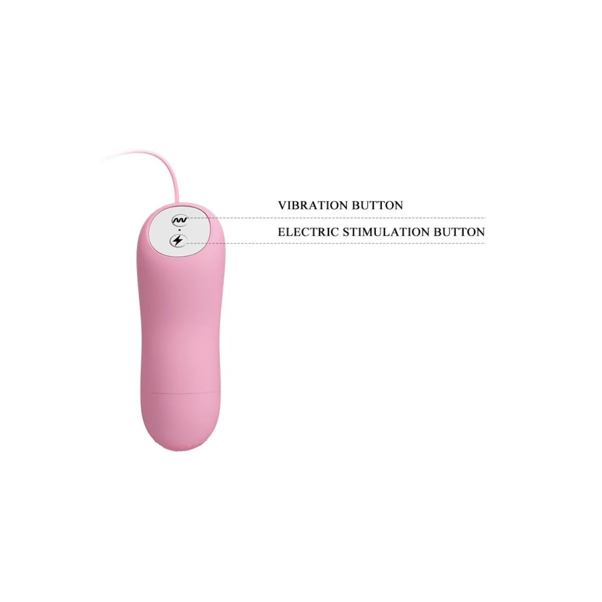 Romantische Wellenpinzette mit Vibration und Elektroschock von Baile | Fesselliebe.de