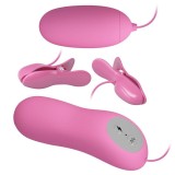 Pinzette mit Vibration und Rosa Eletroschock von Pretty Love | Fesselliebe.de