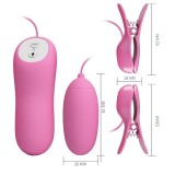 Pinzette mit Vibration und Rosa Eletroschock von Pretty Love | Fesselliebe.de