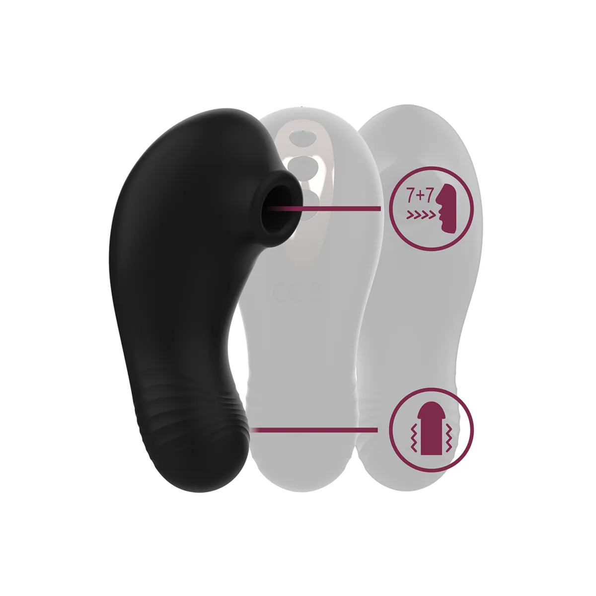 Shushu Pro Pocket Klitoris-Stimulator 2 Leistungsstarke Jet-Motoren von Rithual | Fesselliebe.de