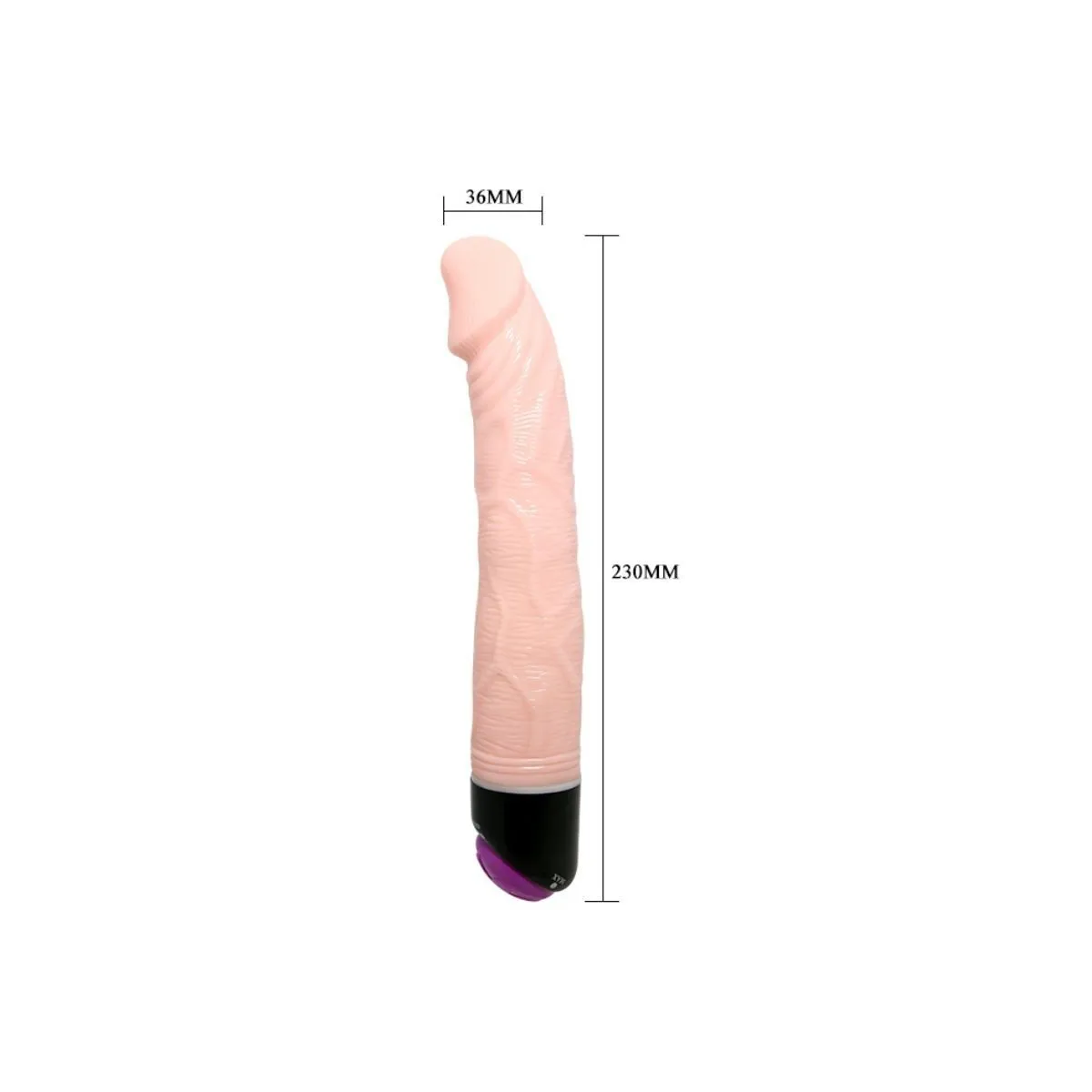 Adour Club Realistischer Vibrator 23 cm natürlich von Baile | Fesselliebe.de
