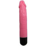 Bunter Sex Realistischer Vibrator Rosa 23 cm von Baile | Fesselliebe.de