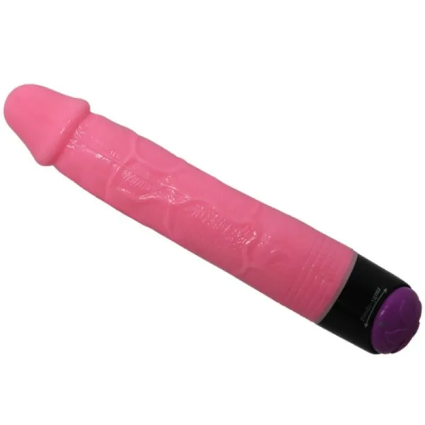 Bunter Sex Realistischer Vibrator Rosa 23 cm von Baile | Fesselliebe.de
