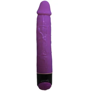 Bunter Sex Lila Realistischer Vibrator 23 cm von Baile | Fesselliebe.de