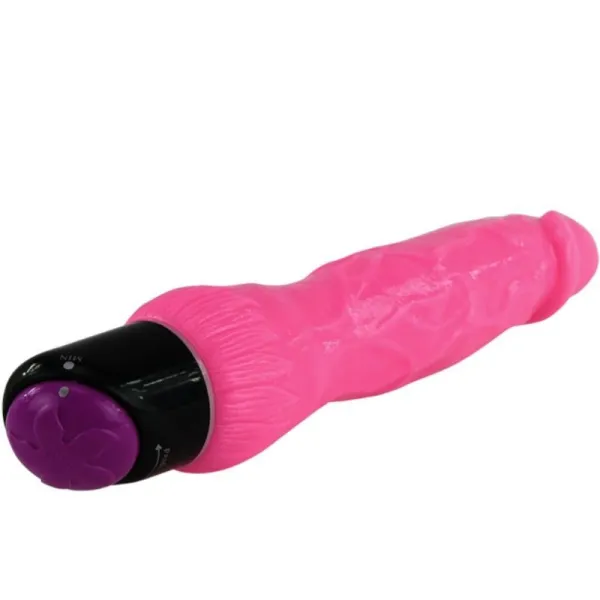 Bunter Sex Realistischer Vibrator Rosa 24 cm von Baile | Fesselliebe.de
