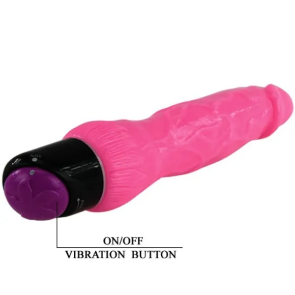 Bunter Sex Realistischer Vibrator Rosa 24 cm von Baile | Fesselliebe.de