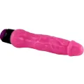 Bunter Sex Realistischer Vibrator Rosa 24 cm von Baile