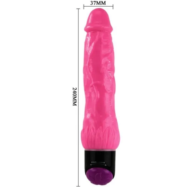 Bunter Sex Lila Realistischer Vibrator 24 cm von Baile | Fesselliebe.de