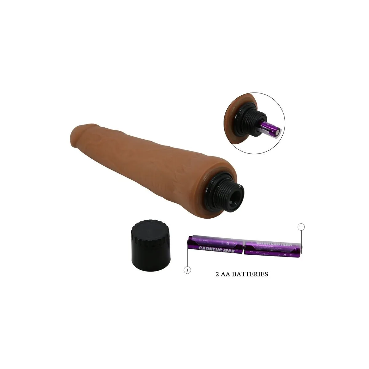 Alfredo Realistischer Vibrator 21,5 cm -O- 4 cm von Pretty Love High Grade | Fesselliebe.de