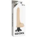 Realistischer Vibrator 2-1 natürlich 18,5 cm -O- 4 cm von Basecock