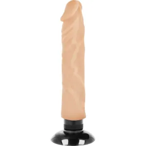 Realistischer Vibrator 2-1 natürlich 20 cm -O- 4 cm von Basecock