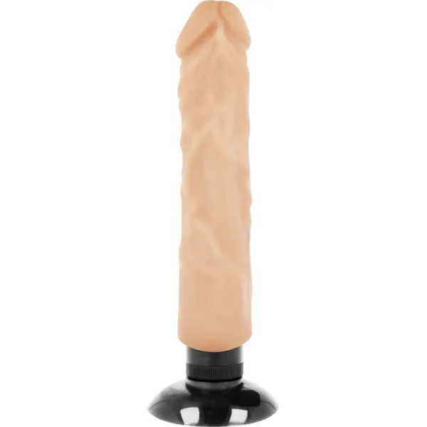 Realistischer Vibrator 2-1 natürlich 20 cm -O- 4 cm von Basecock | Fesselliebe.de