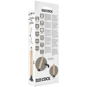 Realistischer Vibrator 2-1 natürlich 20 cm -O- 4 cm von Basecock