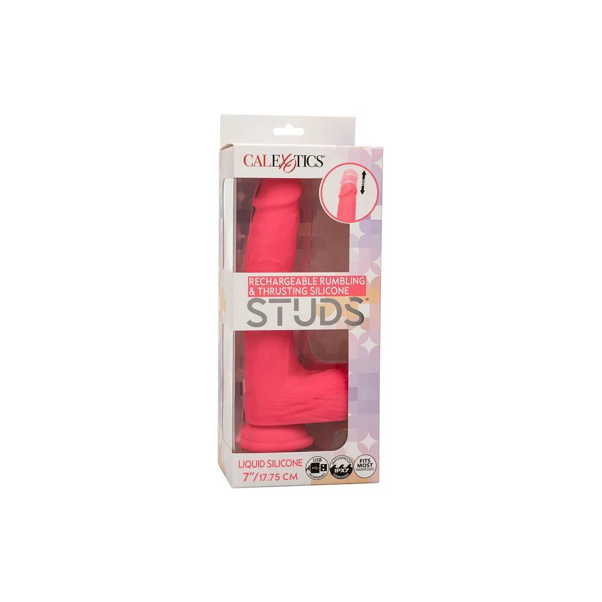 Ststück Realistischer Vibrator 10 Vibrationen Rosa von Calexotics | Fesselliebe.de
