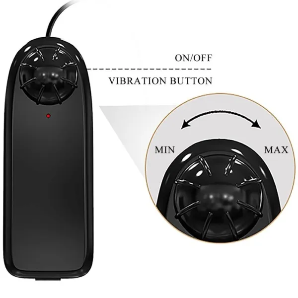 Bahamut Realistischer Vibrator 21,8 cm Flesh mit Fernbedienung von Baile | Fesselliebe.de