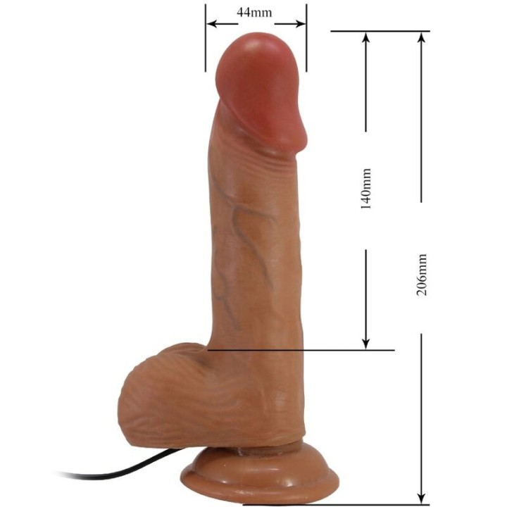 Catoblepas Realistischer Vibrator 20,6 cm Flesh mit Fernbedienung von Baile | Fesselliebe.de