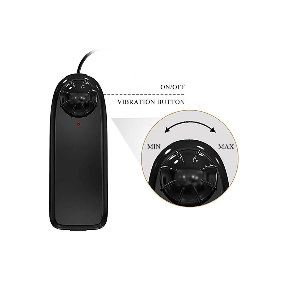 Catoblepas Realistischer Vibrator 20,6 cm Flesh mit Fernbedienung von Baile | Fesselliebe.de