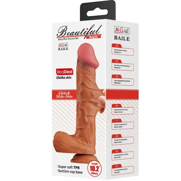 Bergrisi Realistischer Dildo 26 cm Fleisch von Baile | Fesselliebe.de