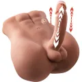 Bertlett Dildo Ass Realistischer Dildo und Anus-Masturbator Frontposition mit Stossfunktion 18 cm von Xise
