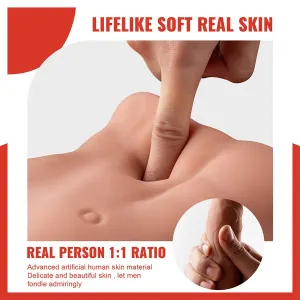 Bertlett Dildo Ass Realistischer Dildo und Anus-Masturbator Frontposition mit Stossfunktion 18 cm von Xise