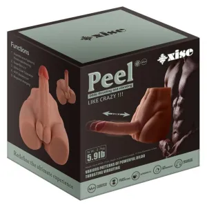 Realistischer Dildo-Masturbator mit Frontposition und Stossfunktion, 17,5 cm von Xise